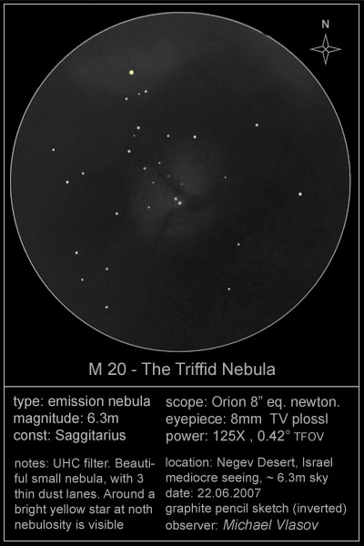 M 20 - triffid nebula