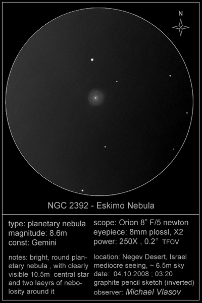 NGC 2392 - Eskimo Nebula