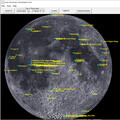 Spacecraft And other parts   locations On Moon