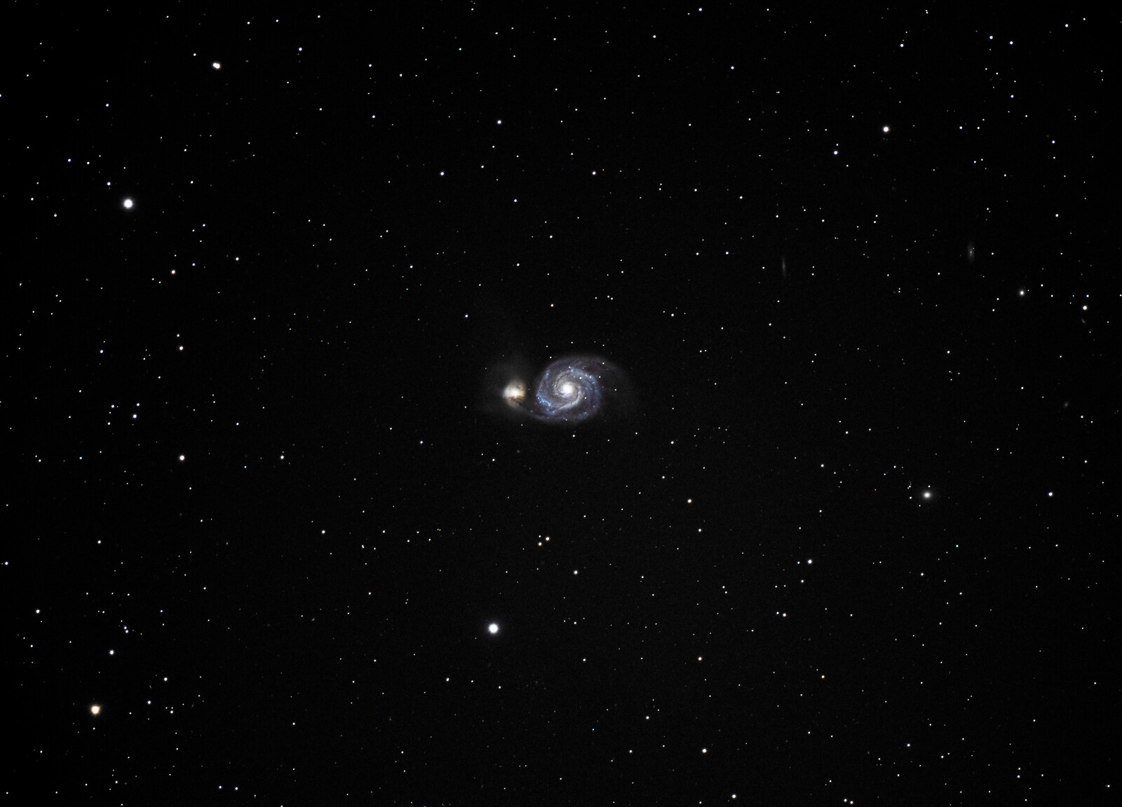 M51 from Jeff’s 5 inch refractor