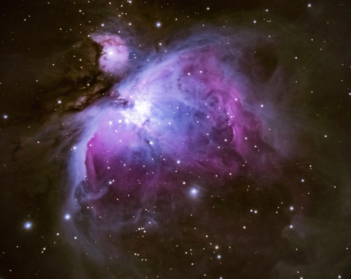M42 from stacked photos