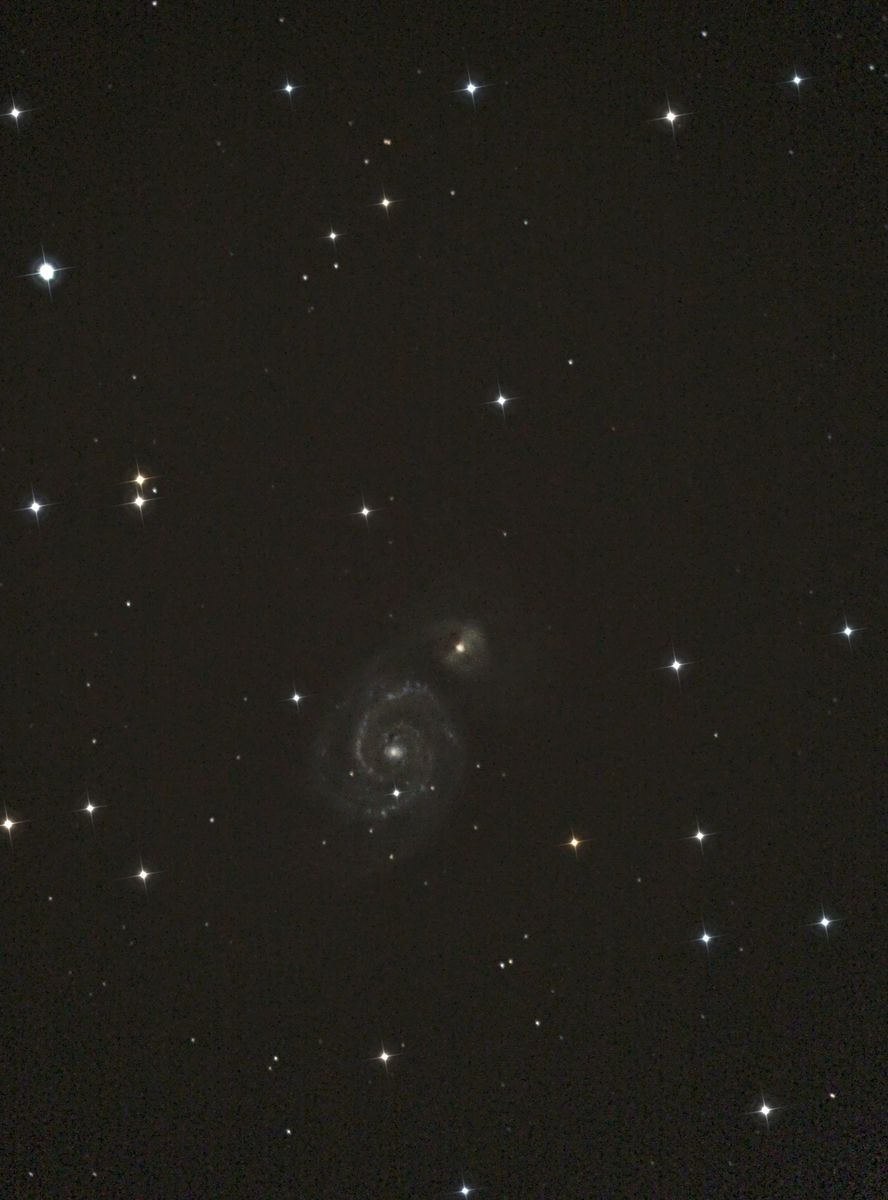 M51   Colliding Galaxy