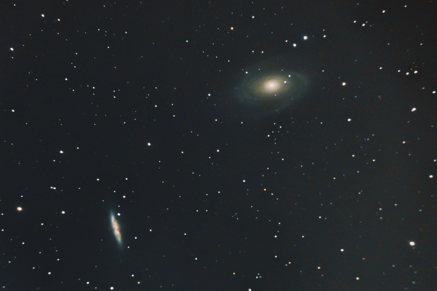M81 Bode's Galaxy and M82 Cigar Galaxy
