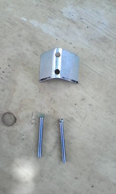 Clamp and screws
