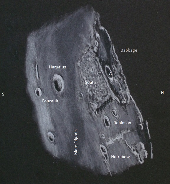 Lunar Craters Babbage on the Terminator