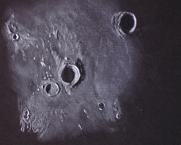 Some Craters on Mare Insularum North of Copernicus