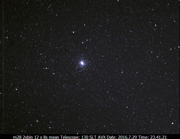 m28.2xbin 12x8s Celestron 130 SLT on an AVX mount  Ultrastar-C w/Astronomik CLS CCD filter