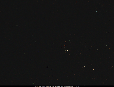M29 7x5s Celestron 130 SLT on an AVX mount  Ultrastar-C w/Astronomik CLS CCD filter
