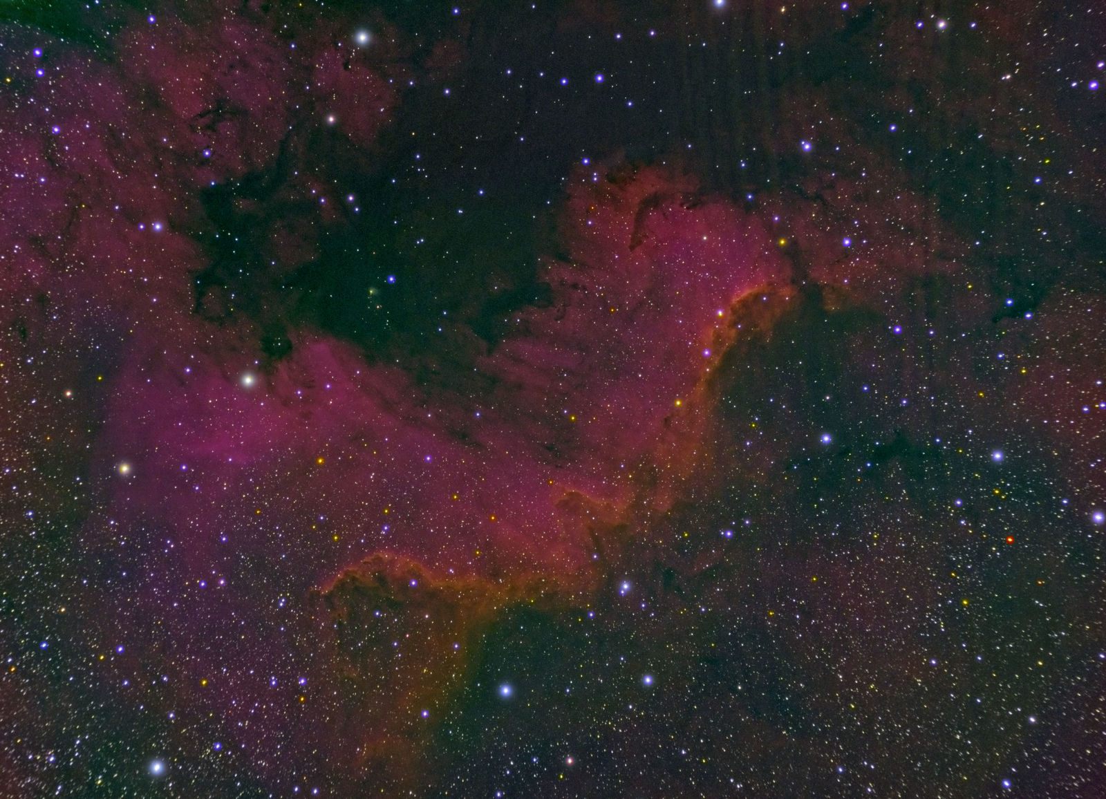 NGC7000 LHaSIIOIII SM