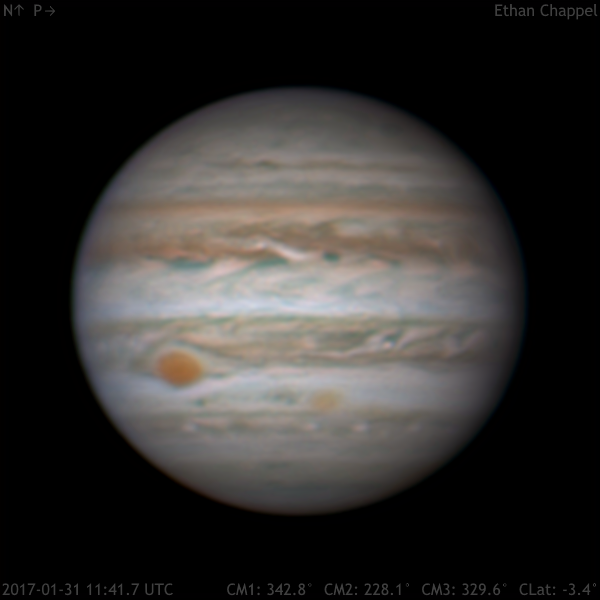 Jupiter - 2017/01/31 11:41 UTC - Jupiter 2016-2017 - Photo Gallery ...
