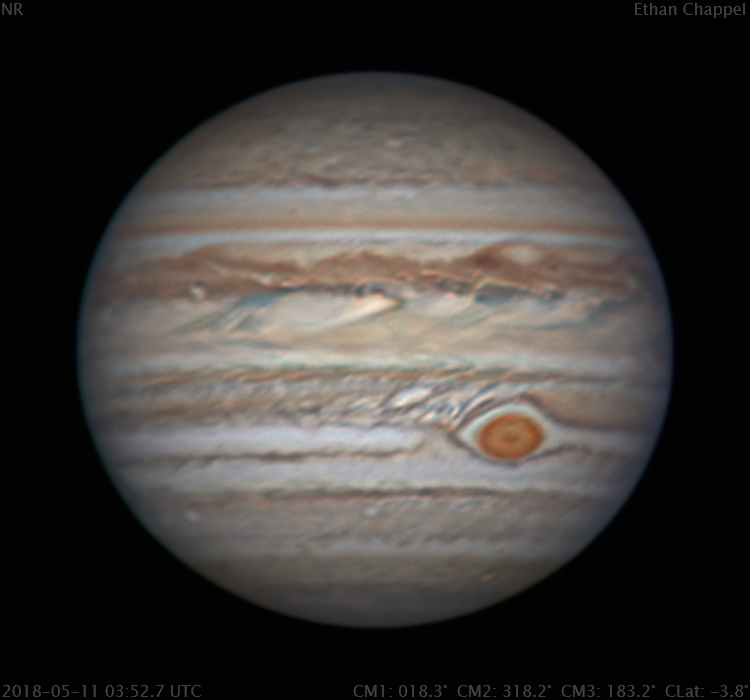 Jupiter | RGB | 2018-05-11 3:52.7 UTC - Jupiter 2017 - 2018 - Photo ...