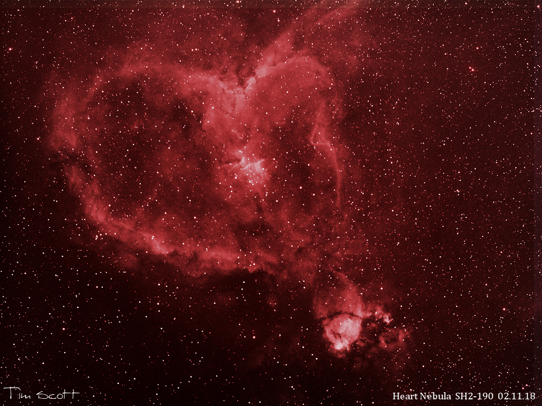 Heart & Fishhead Nebulae