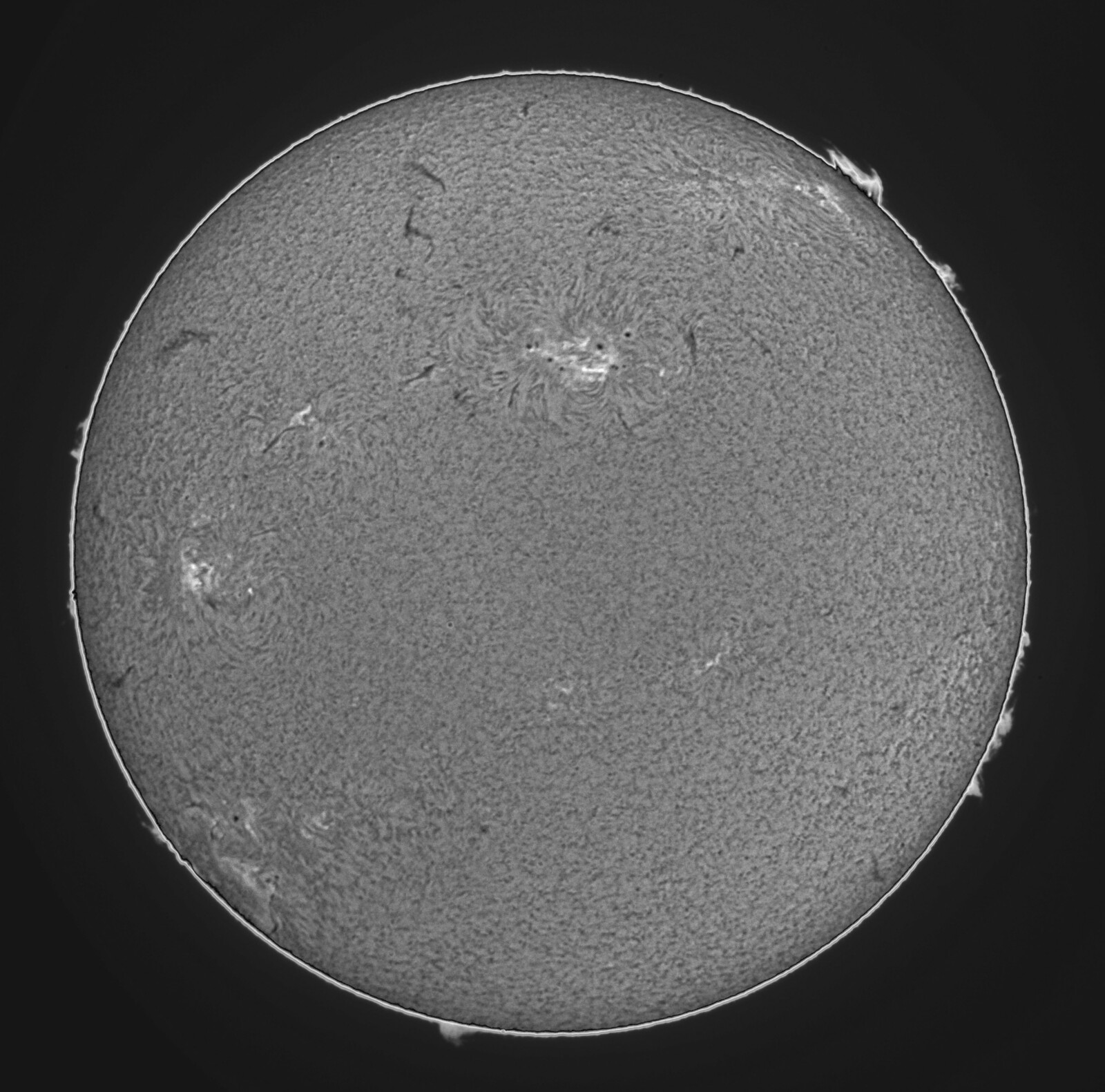 H-alpha Sun May 15, 2022 Moore SC
