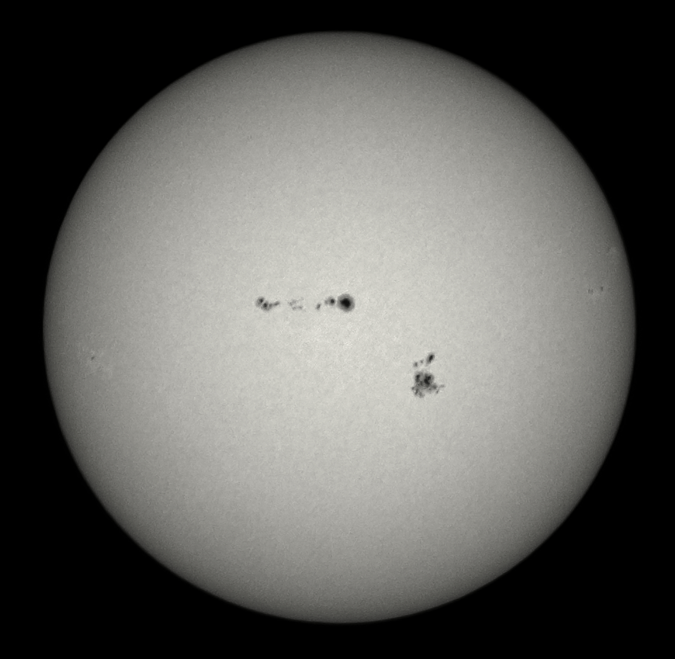 Sunspots Sept 4, 2017 Moore, SC