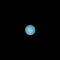 Uranus' cloud pattern