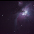 Orion Nebula from D5600 and C8 (at prime) on makeshift wooden wedge.. stacked 30 second exposures.
