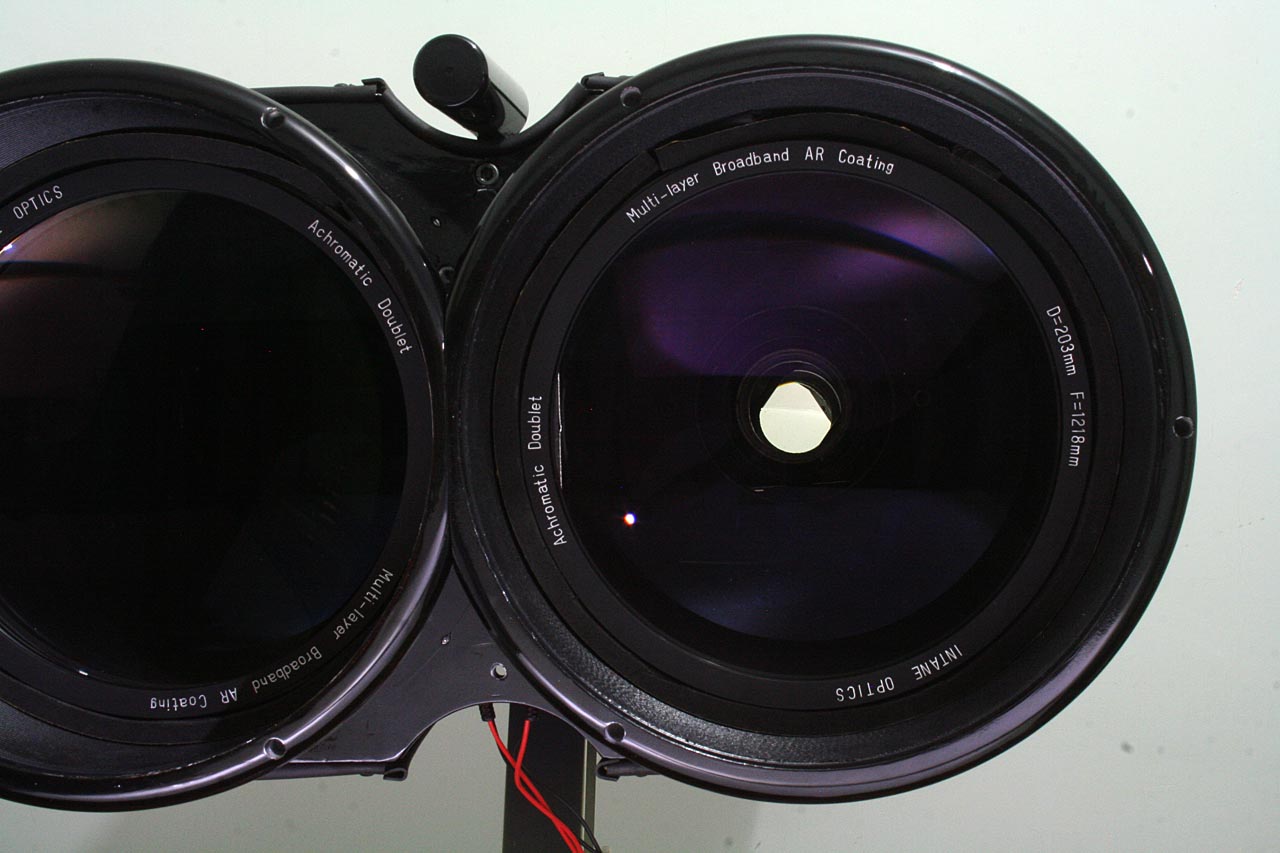 Home made big binocular 40X203