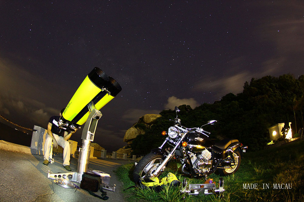 My big binoculars and my dream motorcycle