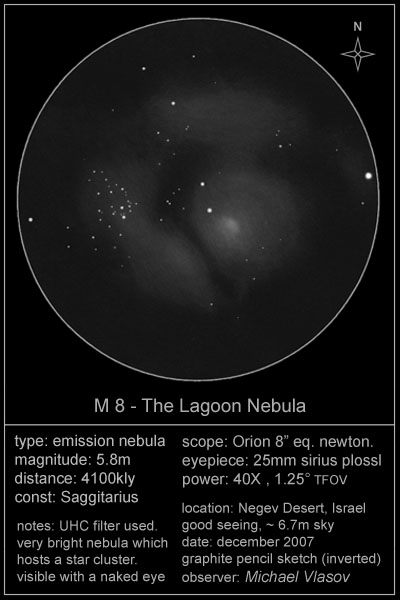 M8 - Lagoon nebula