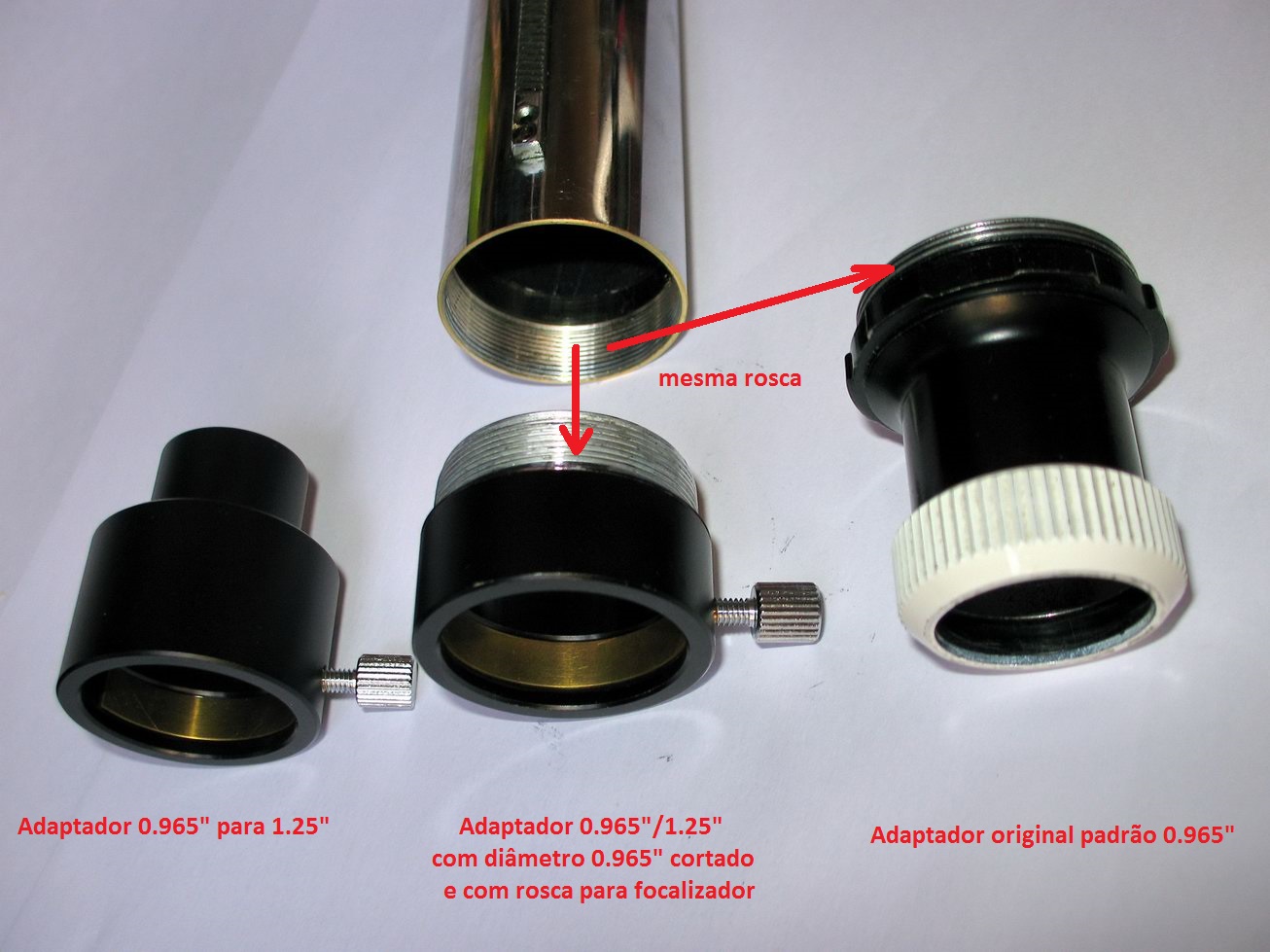 1.25" adapter for vintage refractors