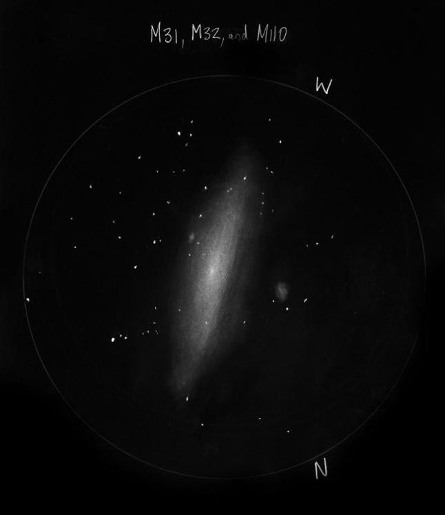 September 2021 Sketching Contest Winner Erick86 Andromeda Galaxy (M31, M32 and M110)