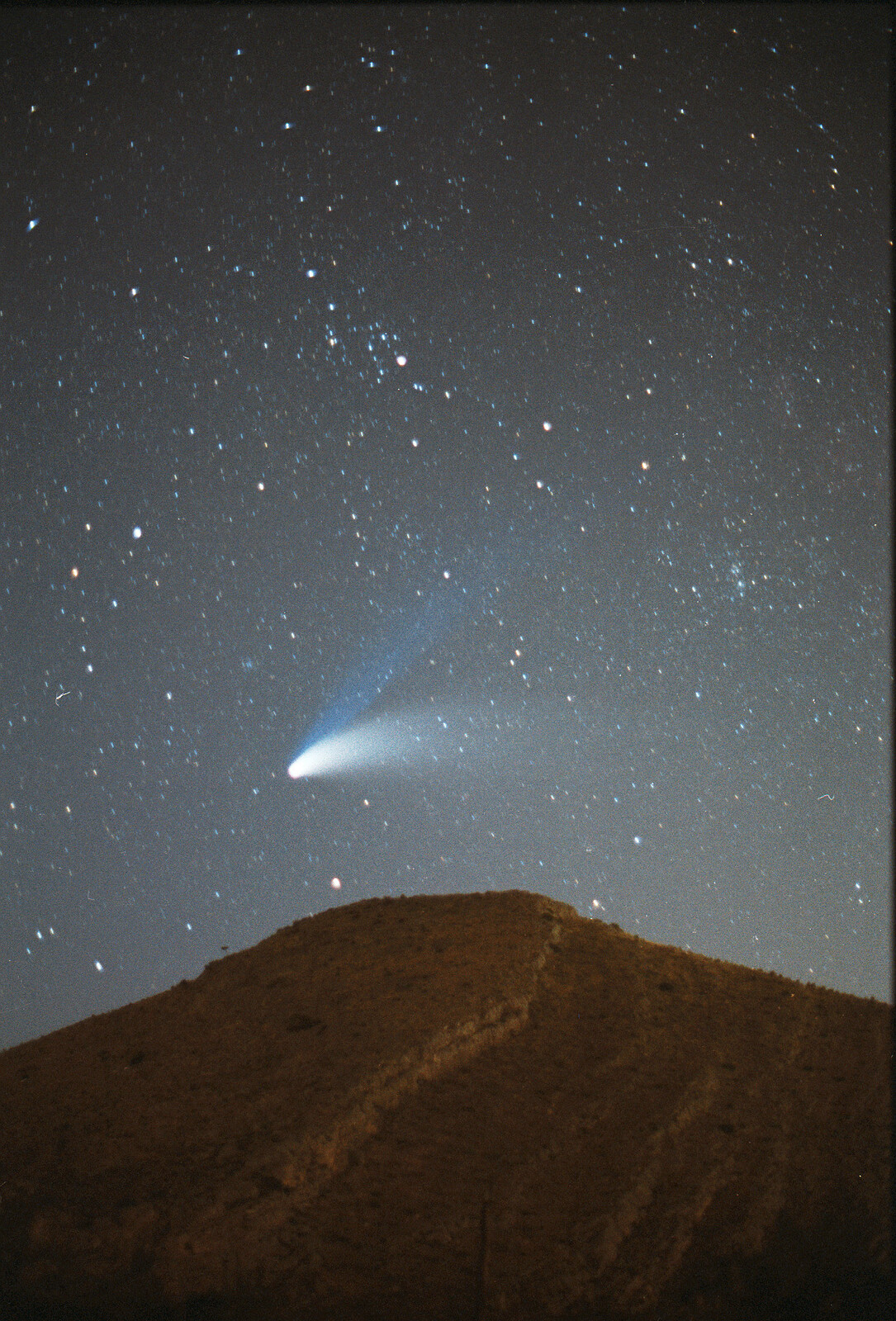 Comet Hale-Bopp photographed near Sierra Vista, AZ    1997