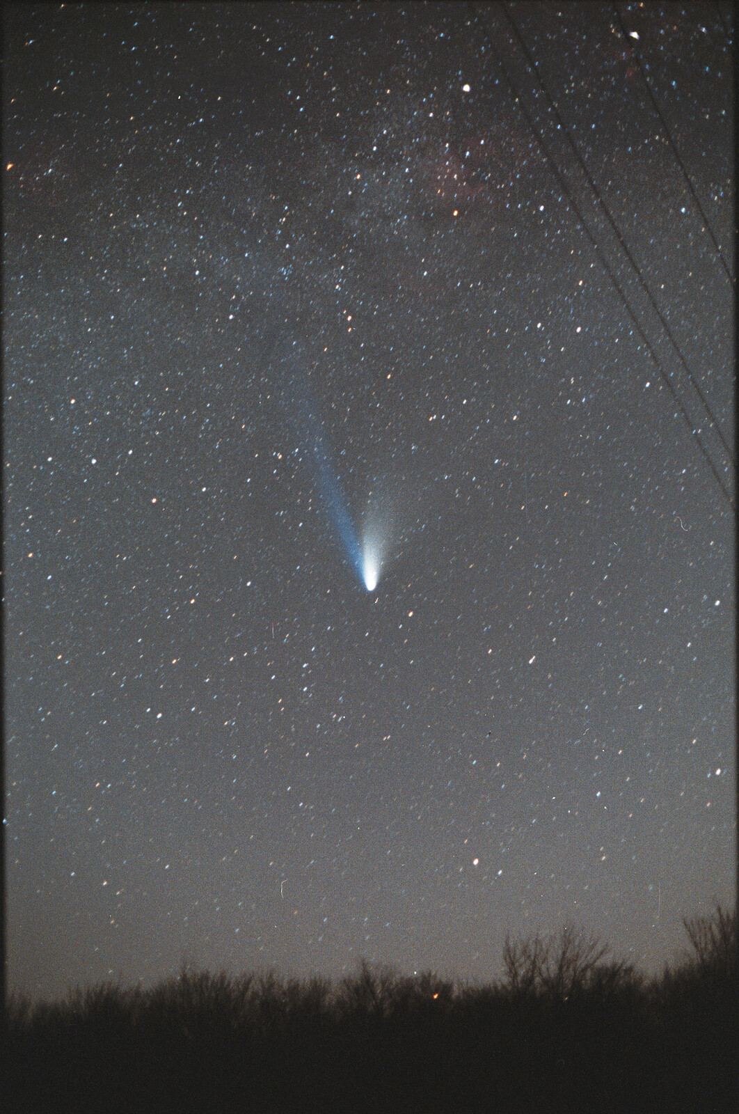 Comet Hale-Bopp on March 9th, 1997 from Tobyhanna State Park, PA