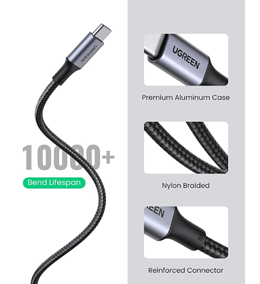 UGREEN 1, 2 Meter USB C to Lightning Cable