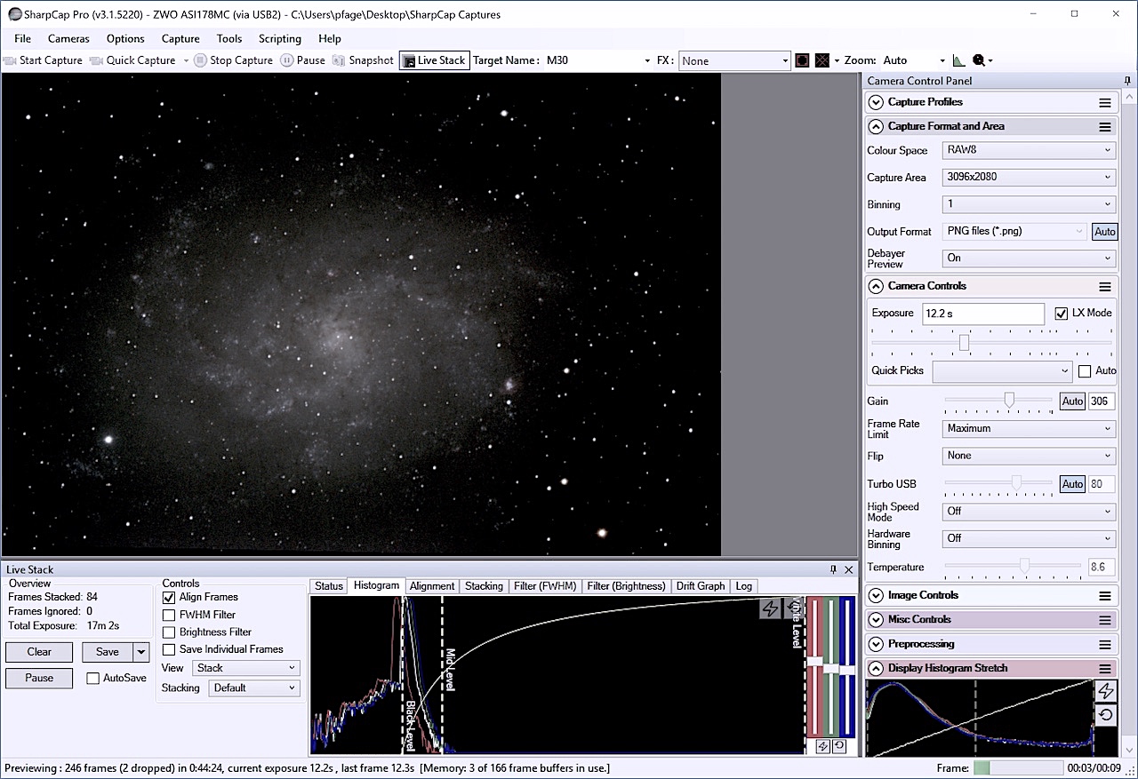 ZWO ASI178MC or ASI385MC Experienced Deep Sky Imaging Cloudy Nights