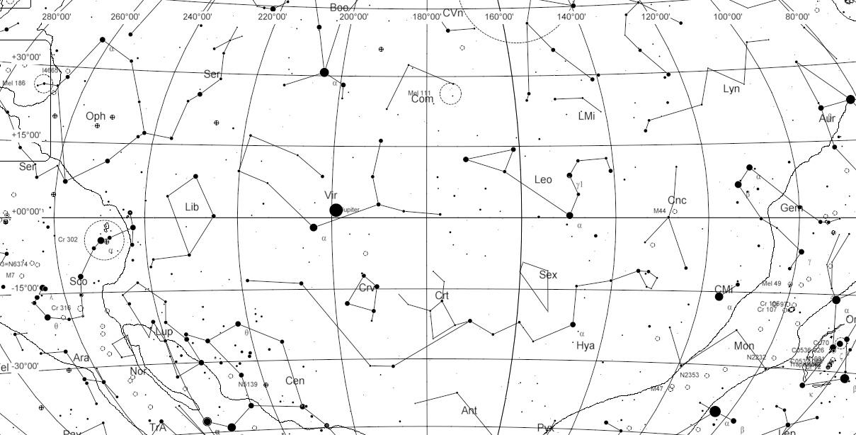 Ecliptic Star Chart