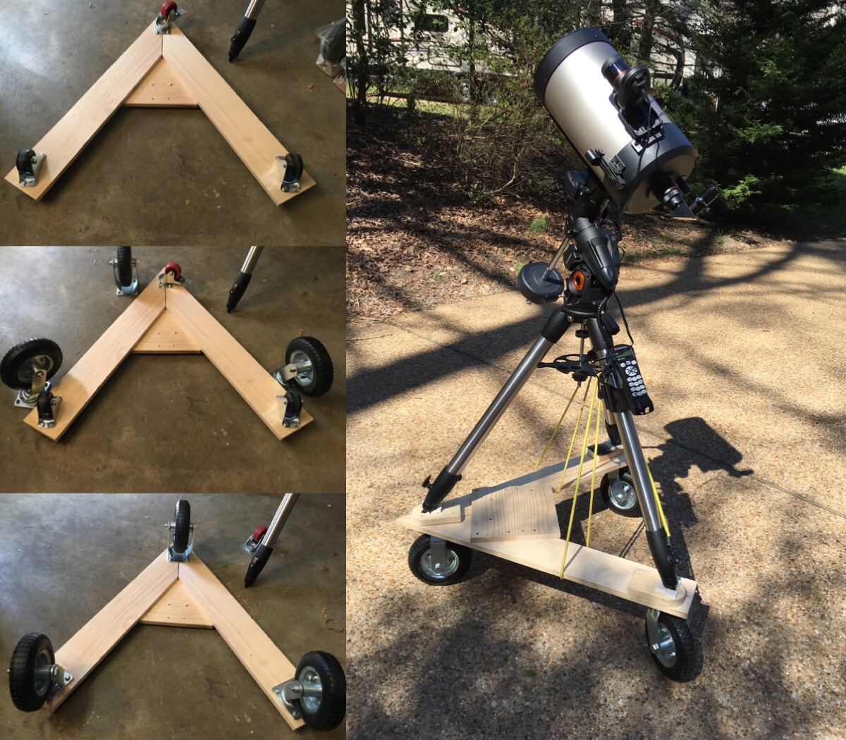 Image result for telescope trolley