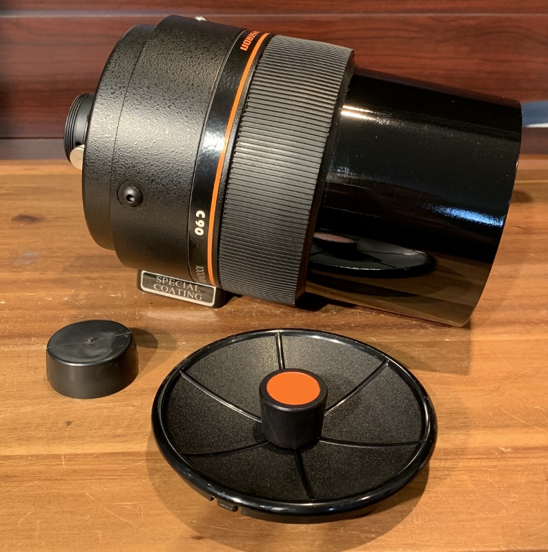 Celestron C90 with special coatings and both caps very clean - CN