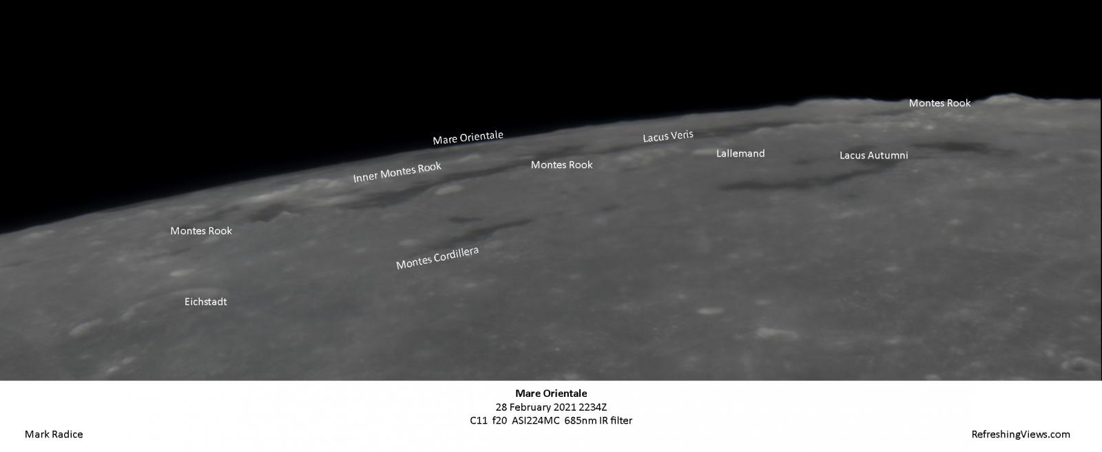 Mare Orientale - 26 Feb - Lunar Observing and Imaging picture
