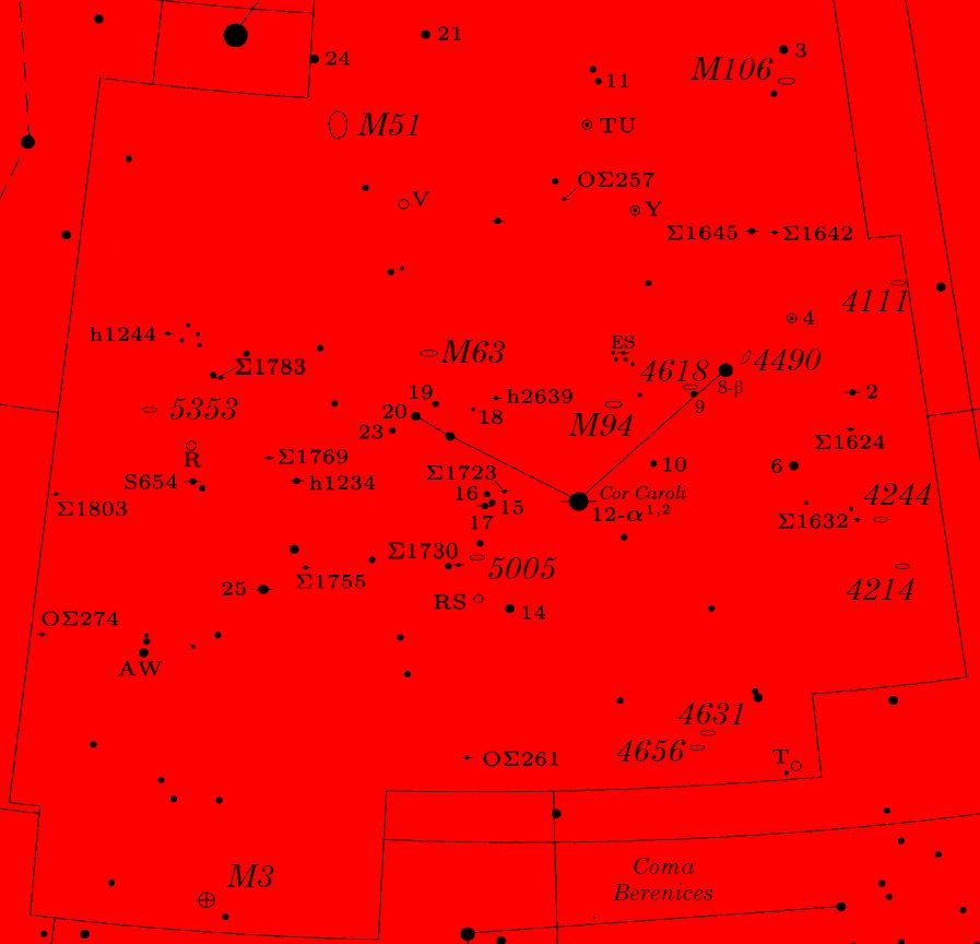 Messier Observer's Planisphere / Deep Sky Star Chart - Large 18 Star /  Constellation Finder