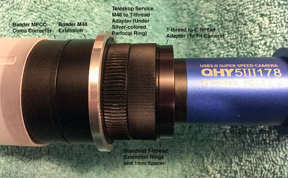 Olivon ED 5mm 1.25" telescope eyepiece with filter thread LER ED optics FMC 