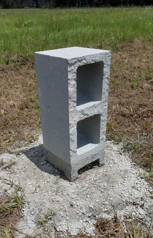 Project: Cinder Block Pier - Observatories - Cloudy Nights