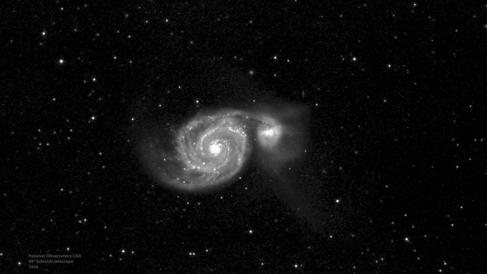 65 years of star movement around M51 Whirlpool Galaxy - Experienced ...