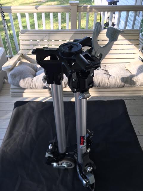 Manfrotto Bogen 3021 Tripod Made In Italy W/ Manfrotto 3130 Head