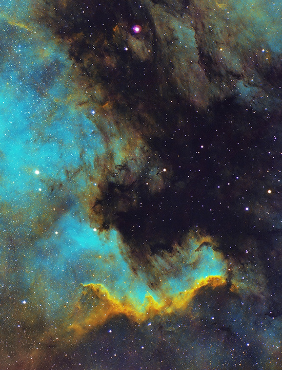 The Wall in North America Nebula. SHO - Experienced Deep Sky Imaging ...