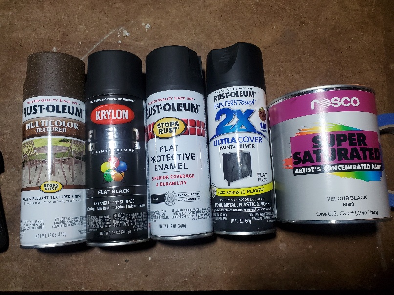 Krylon Black Chalkboard Paint - Pack of 6 Spray Cans