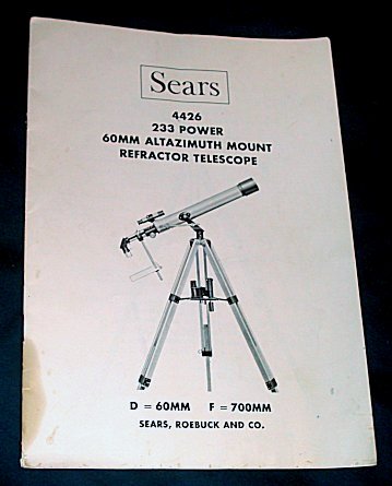 vintage sears telescopes