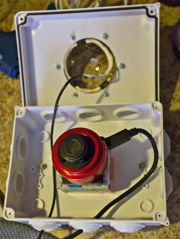 Diy Inexpensive Weatherproof Box For All Sky Cam Equipment Cloudy Nights