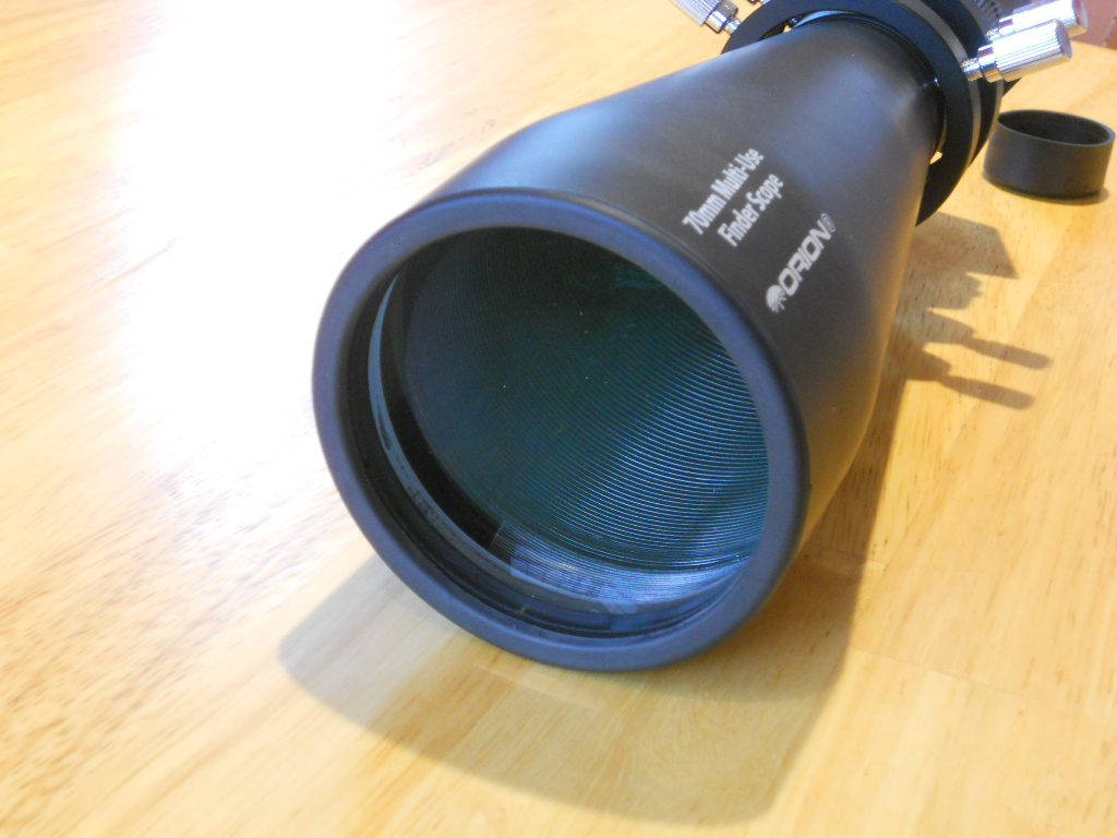 Orion 70mm finder w/25mm eyepiece and 45 degree erect diag. - CN