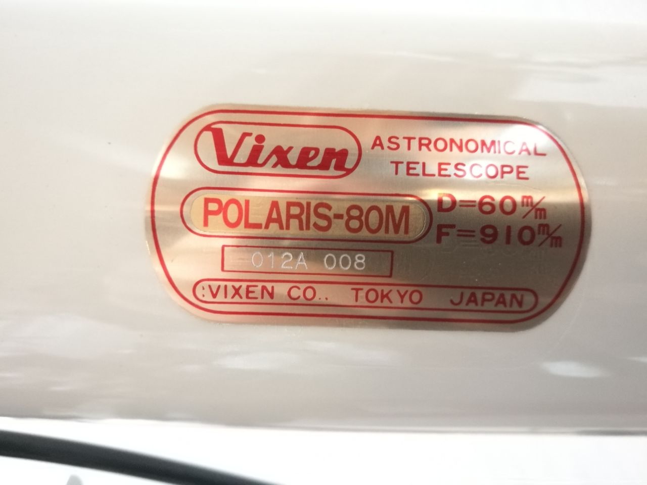 Vixen Polaris-80M - nice details - Classic Telescopes - Cloudy Nights