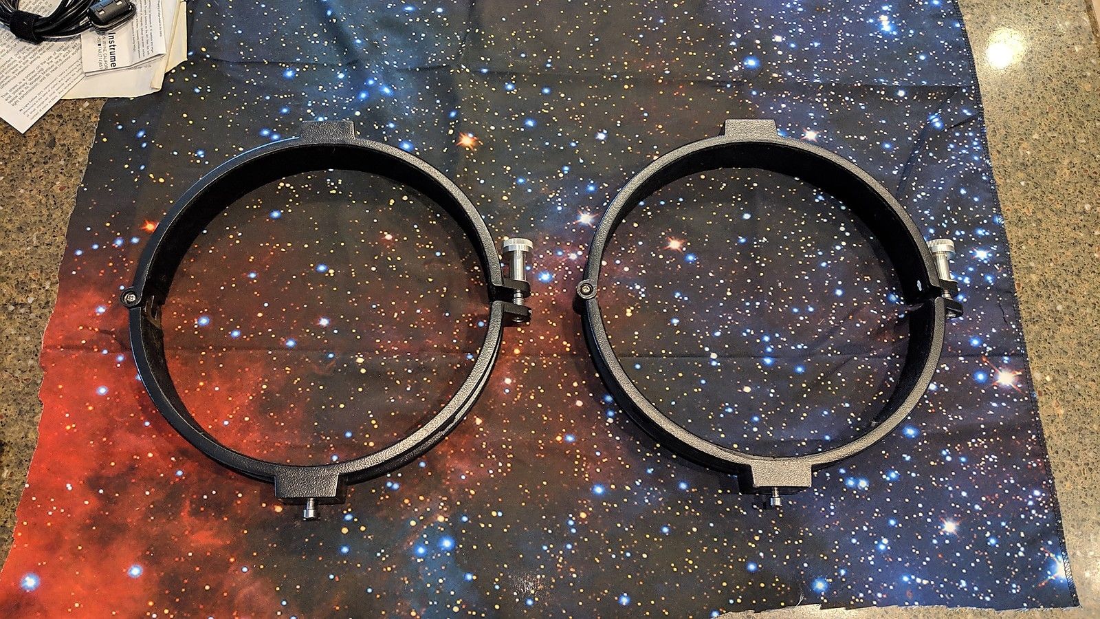 Meade LXD75 8" Tube Rings for Telescope Used Good Condition - CN 8 Inch Telescope Tube Rings Amazon